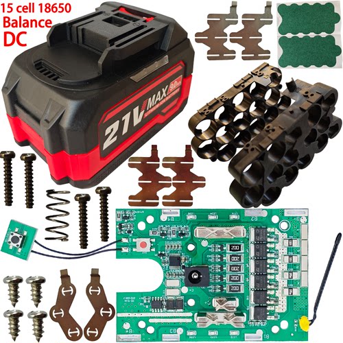 适用于makita 5 10 15 cell 18650 DC Lithium battery kit