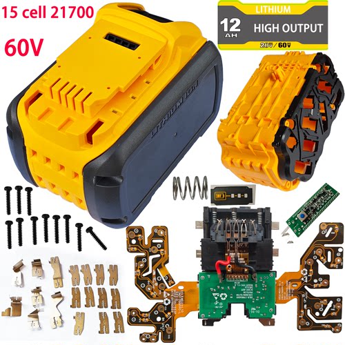 适用于dewalt DCB615 DCB612 DCB609 FLEXVolt 60v 21700