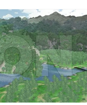 acon3d  自然物 - 大山地形 D