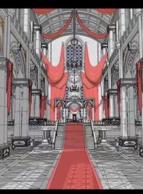 acon3d  中世纪哥德 skp模型  su模型草图大师绘画漫画背景专用