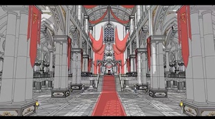 acon3d  中世纪哥德 skp模型  su模型草图大师绘画漫画背景专用
