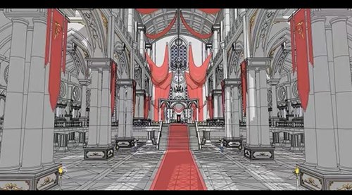 acon3d  中世纪哥德 skp模型  su模型草图大师绘画漫画背景专用