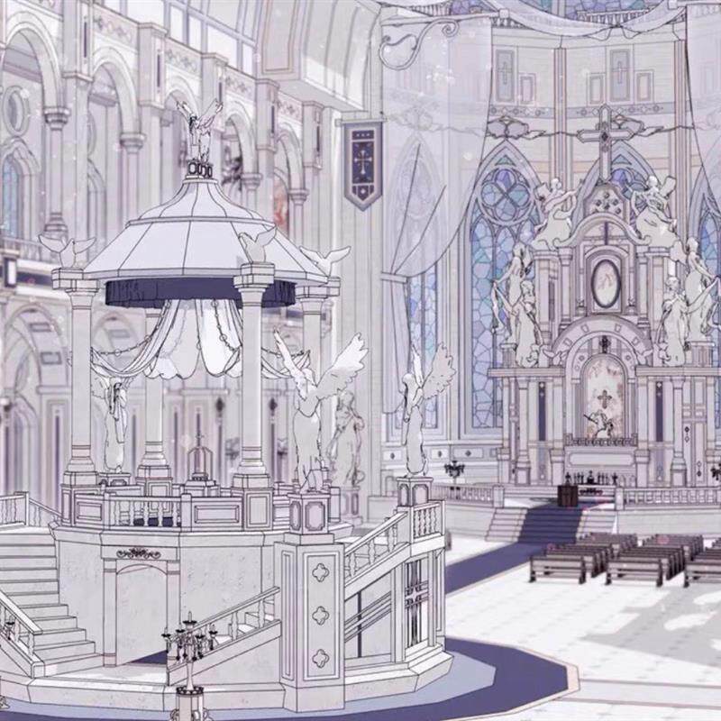 【acon3d】奇幻神殿内部礼拜堂