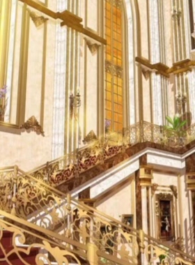 acon3d 浪漫皇室走廊和楼梯的秘密 su模型 草图大师模型