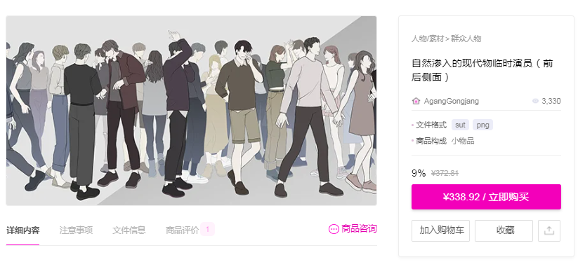 ACON   自然渗入的现代物临时演员(前后侧面)