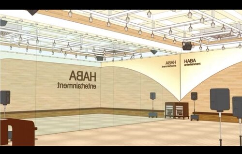 acon 3d舞蹈练习室 背景参考 绘画辅助 su模型 草图大师模型
