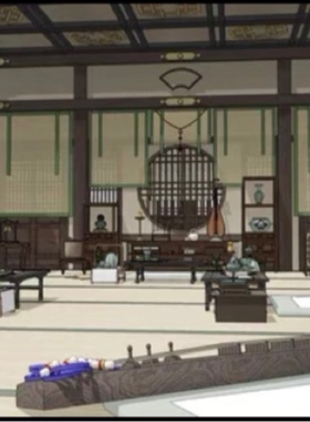 acon3d东方风室内背景套装2 古风室内背景 绘画辅助su模型