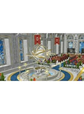 【acon3d】天体观测研究所与水的庭院 全套  玄幻风格模