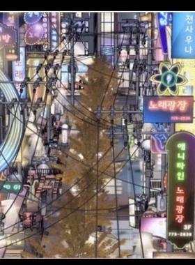 ACON3D，娱乐街的昼夜，sketch up3D模型 包括白天模型+夜晚模型