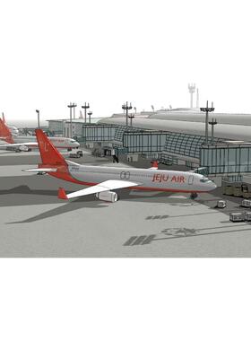 【Acon3d】济州机场漫画背景素材[火]