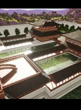 【acon3d】中国风背景第一季绘画模型