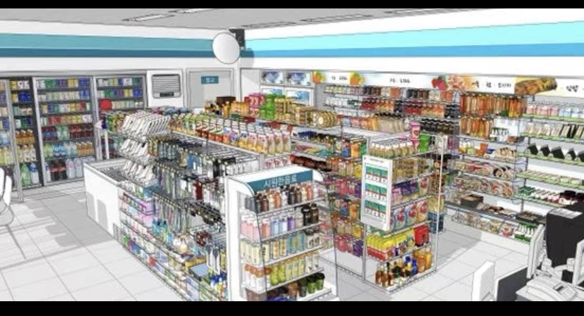 【自购回血】ACON3d,便利店系列 acon3d 现代背景套装 绘画专用