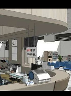 ACON3D 医院全套 sketch up3D模型 su模型素材源文件