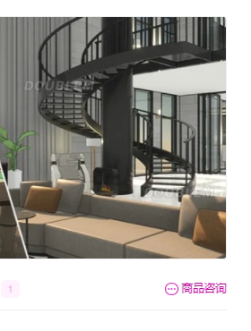 【ACON 3D 自购回血】 SnapToon+SketchUp] 有秘密金库的顶层公寓