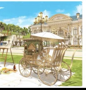 acon3d浪漫玄幻野餐套su模型，草图大师模型