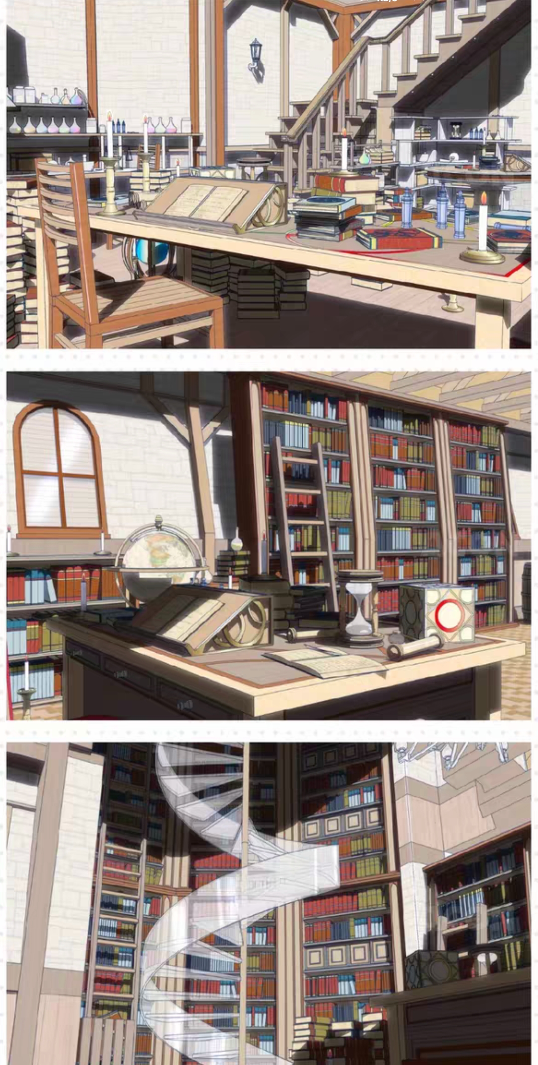 【acon3d】魔法与炼金术包含研究室和书店外部建筑炼金术士的研究