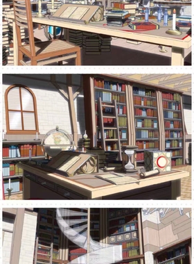 【acon3d】魔法与炼金术包含研究室和书店外部建筑炼金术士的研究