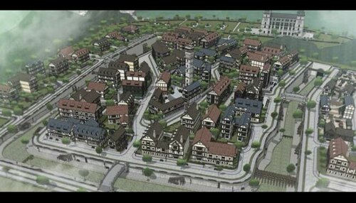 【acon3d】西幻村庄奇幻小镇绘画模型  skp模型直接拍