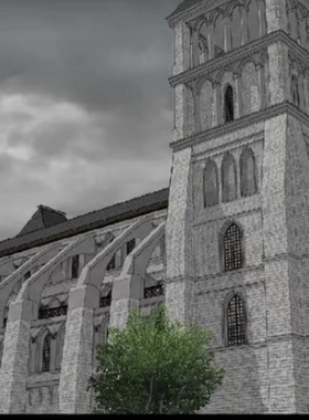 acon3d教堂 自购回血，教堂内部完整全套su模型,细节齐全