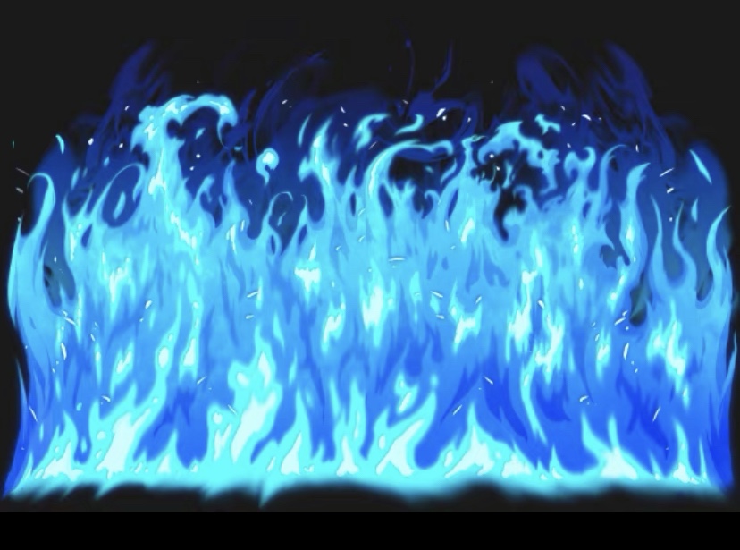 【csp笔刷】战斗蓝色火焰特效 15支＋5个源文件 源文件为图1-5