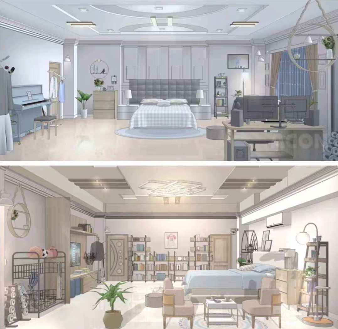 【acon3d】随心所欲的室内背景 虚拟物品售出不退不换