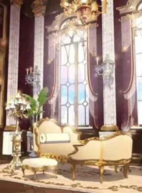 acon3d富有魅力的玄幻办公室欧式古典su模型浪漫幻想绘画