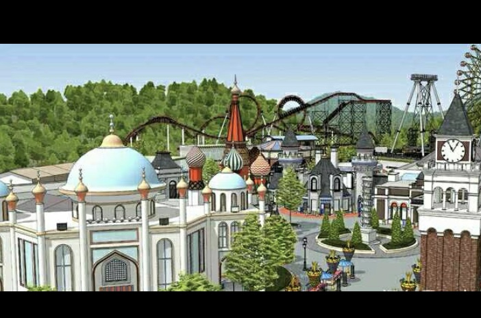 ACON3D 游乐园系列 sketch up3D模型 su模型素材源文件