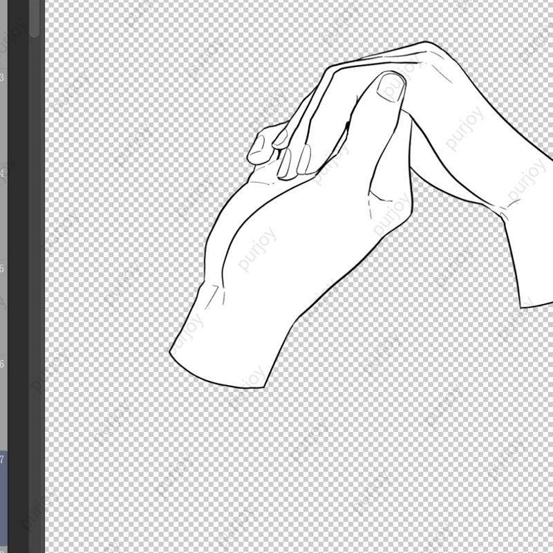 【CSP素材】手部贴图素材合集