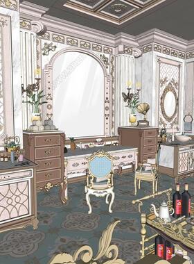 acon3d  027欧式贵州奢靡卫生间
