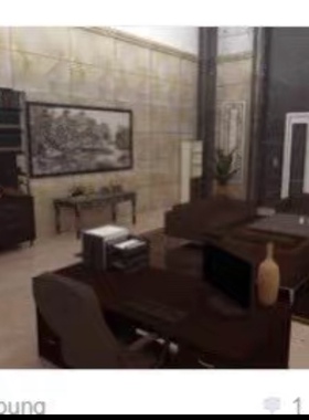 acon3d 董事长办公室 sketchup模型  草图大师打开 背景参考学习