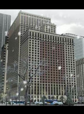 【acon3d】美国四季城市四季 skp模型直接拍