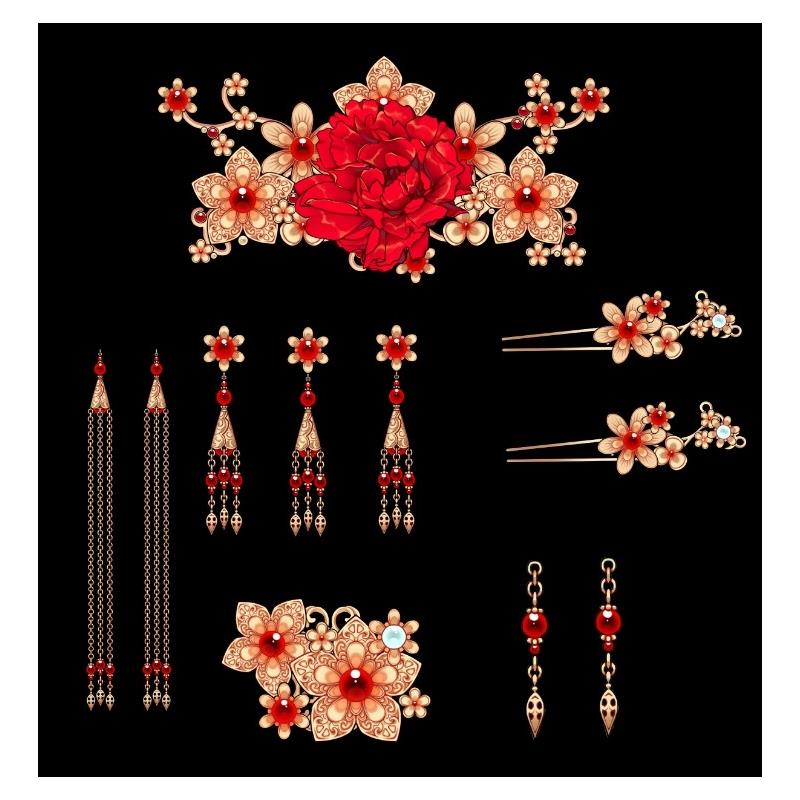 【csp笔刷】古风首饰1