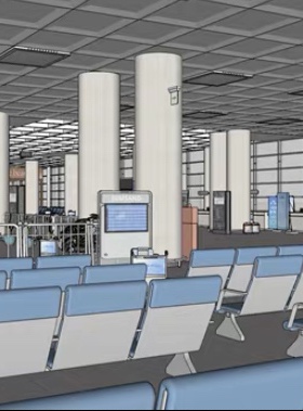 acon3d机场su模型，草图大师模型  草图大师skp格式