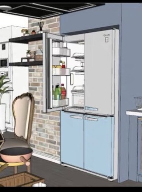 【自购回血】ACON3D 豪华公寓,sketch up3D 模型 su模型