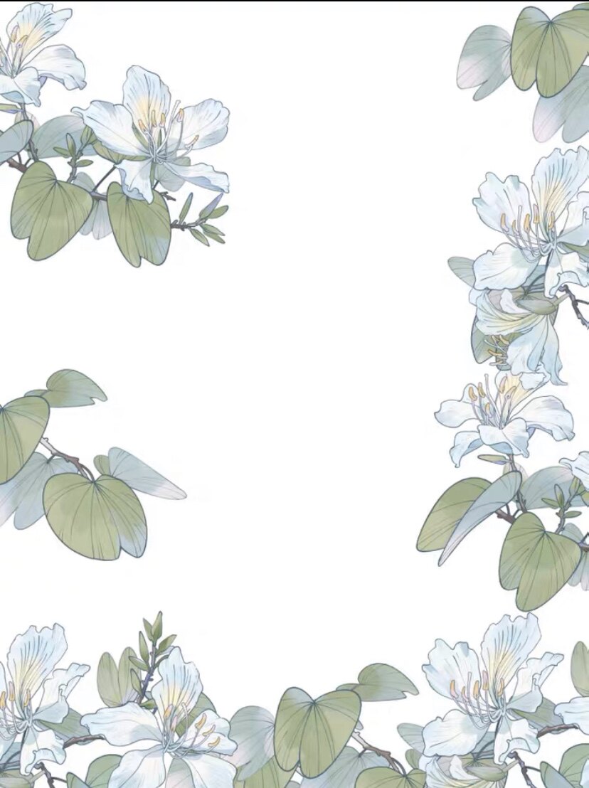 csp笔刷 洋紫荆花 五个笔刷 优动漫笔刷