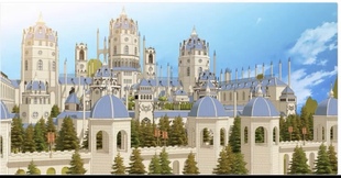 acon3d su模型  王城与豪宅模型 skp格式  漫画背景辅助