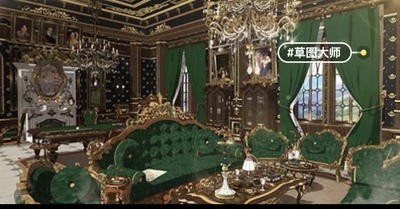 acon3d 浪漫玄幻贵族的秘密接待室 华丽欧风 su模型