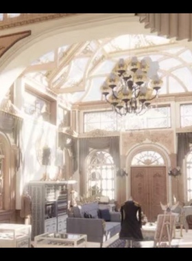 acon3d浪漫幻想欧洲风——礼服房 草图大师模型 su模型