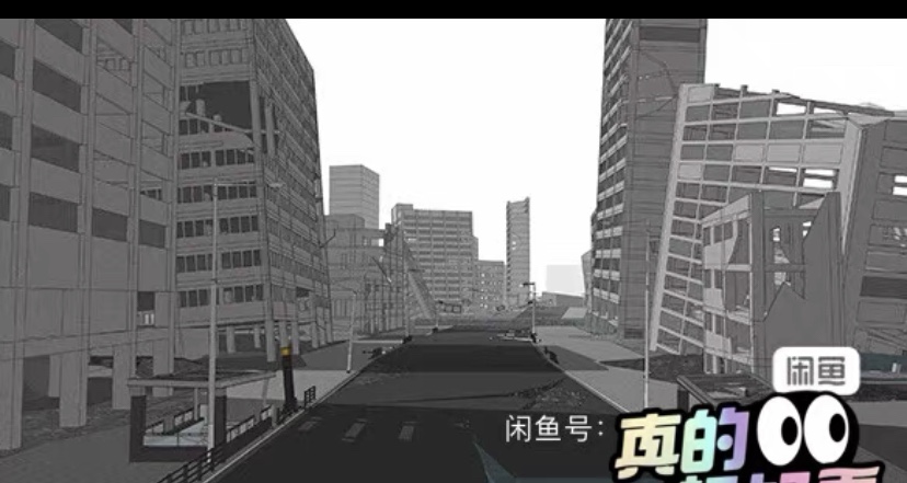 acon3d 一套被破坏的废墟 绘画专用