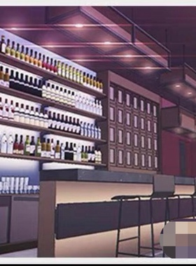 【acon3D】acon3d迷你酒吧模型，现代风格小酒吧，su模型