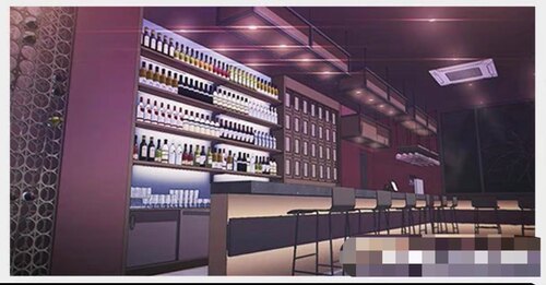 【acon3D】acon3d迷你酒吧模型，现代风格小酒吧，su模型