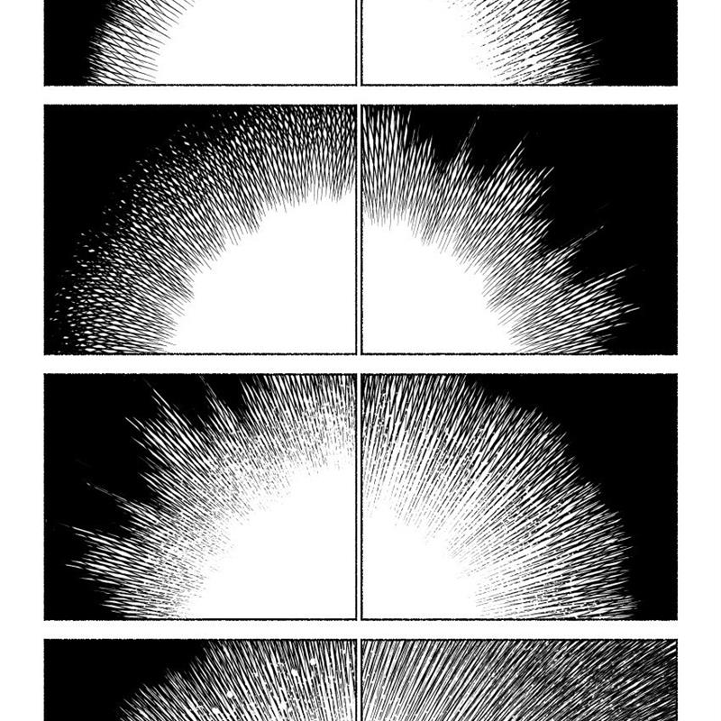 【csp笔刷】GM黑白漫画风背景氛围笔刷合集10种  sut