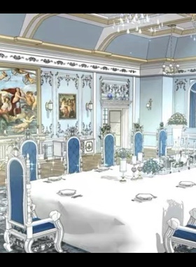 ACON 3D模型 奇幻皇城餐厅系列 sketch up3D模型su模型素材源文件