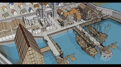 ACON3D，帆船和港口全套系列，sketch up3D模型 su模型素材源文件