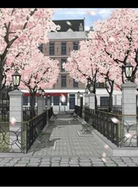 【acon3d】四季欧洲奇幻小镇绘画模型 skp格式模型 草图大师打开