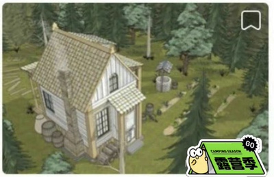 acon3d  幻想森林之家 skp模型  su模型草图大师绘画漫画背景专用