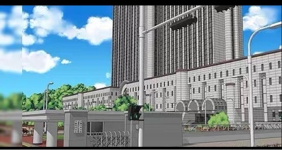 【acon3d】高中学校全套，包括图书馆，阅览室，操场全套模型。