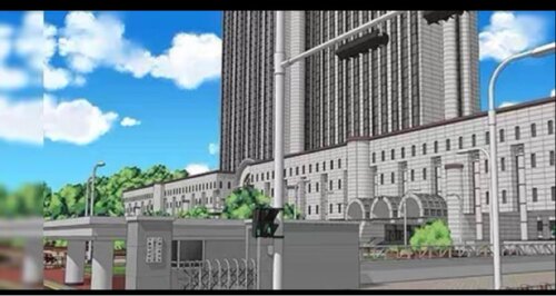 【acon3d】高中学校全套，包括图书馆，阅览室，操场全套模型。
