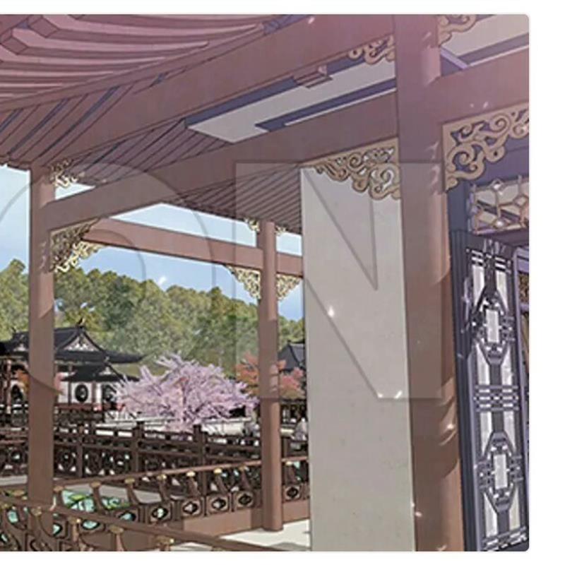 【acon3D模型】C06 武侠史剧背景湖泊与殿阁