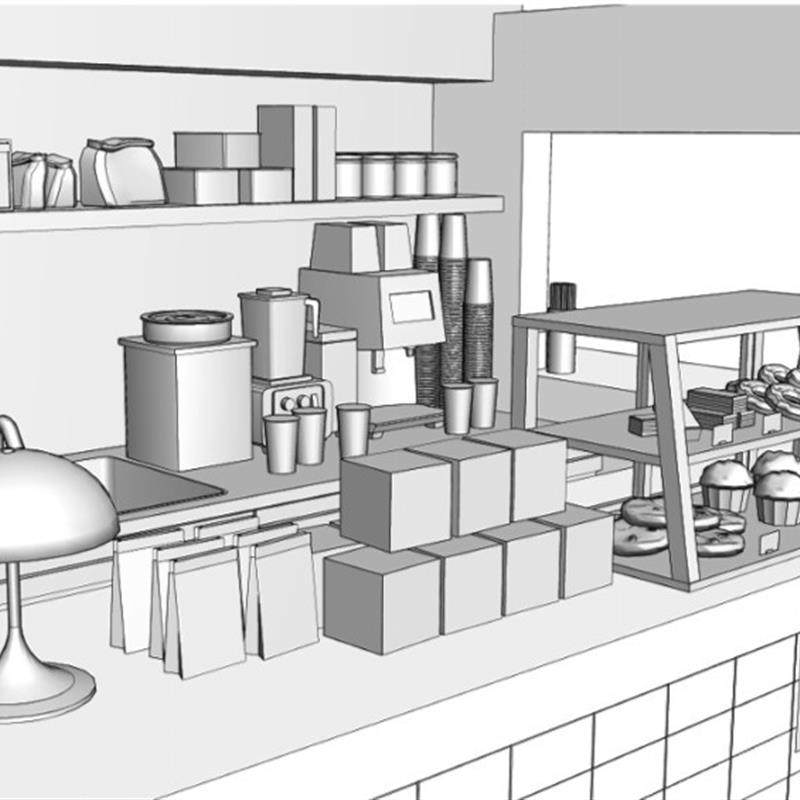 【csp】【模型】C195外卖店 速食店 场景